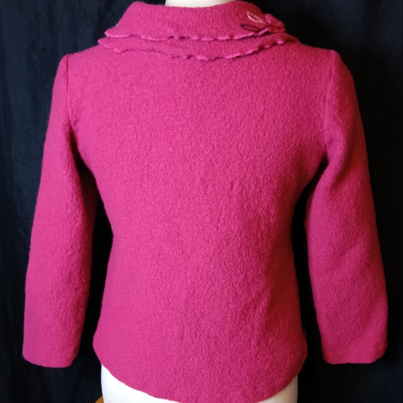 Pink Wool Coat - Picture 5 of 6